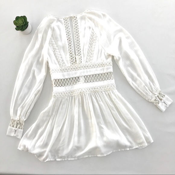 NWT FREE PEOPLE I think I love you dress white - Picture 4 of 8